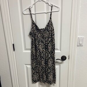 Sonoma Life $ Style Sundress - Black and Tan- Medium